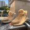 Jeep吉普雪地靴男冬季新品加絨保暖東北大棉鞋男士加厚戶(hù)外防寒靴子男 灰色（運動(dòng)碼） 41 曬單實(shí)拍圖