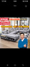 歐蒂家居沙發(fā)客廳2025新款現(xiàn)代簡約輕奢科技布藝沙發(fā)實(shí)木沙發(fā)大小戶型家具 七件套+茶幾(配4小凳子) 【彈簧乳膠+松木框】加厚貓抓布 曬單實(shí)拍圖