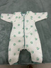 婧麒（JOYNCLEON）嬰兒睡袋秋冬款寶寶一體式加厚純棉防寒防踢被子兒童分腿冬季 冬款-分腿純棉【5-15℃】綠色恐 M碼-身高75-85cm-年齡1.5-2歲 曬單實(shí)拍圖