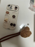 途兮潑墨立體咖啡小熊腕帶iPhone15手機殼14pro蘋(píng)果13promax皮質(zhì)軟12掛繩美拉德棕色蘋(píng)果16pro保護套 立體小熊-大視窗皮紋+掛件 iPhone 13 曬單實(shí)拍圖