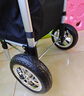 亮朵買(mǎi)菜車(chē)手拉車(chē)折疊推車(chē)家用超市購物車(chē)拉桿車(chē)老人便攜輕便小車(chē)拖車(chē)紅色兩輪款鋁合金購物車(chē)-創(chuàng  )新款 曬單實(shí)拍圖