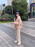 納琳雅Nalinya2025新款冬季棉服女粉色短款連帽羽絨服小個(gè)子面包服棉衣 粉色 L 曬單實(shí)拍圖