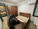 光明家具 實木衣柜臥室家具現(xiàn)代簡約水曲柳衣櫥臥室衣柜組裝衣柜 2102 4門衣柜（180） 曬單實拍圖
