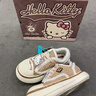OLD ORDER-帆布鞋Canvas-三麗鷗凱蒂貓聯(lián)名 Sanrio Hello Kitty 女 毛絨棕粉 37 曬單實(shí)拍圖