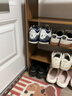 溫鑫福竹鞋柜家用入戶(hù)門(mén)口防塵鞋子儲物柜室內陽(yáng)臺靠墻非實(shí)木簡(jiǎn)易鞋架子 【新款大促】60四層 曬單實(shí)拍圖
