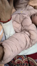 鴨鴨兒童羽絨服男女童秋冬季新款輕薄款學(xué)生內膽中大童裝內搭外套KX 藕粉色 120 曬單實(shí)拍圖