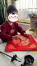龍鳳描紅斗方手寫(xiě)福字描紅萬(wàn)年紅宣紙灑金加厚歐楷行楷顏體隸書(shū)楷書(shū)臨摹福字對聯(lián)-描紅龍鳳【歐體】福 曬單實(shí)拍圖