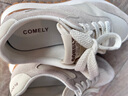 康莉（COMELY）阿甘鞋女軟底秋季新款時(shí)尚拼接輕便透氣拼色休閑運(yùn)動(dòng)鞋 米色 35 曬單實(shí)拍圖