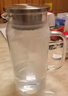 樂(lè )扣樂(lè )扣冷水壺帶手柄玻璃透明涼水壺大容量冰箱家用耐高溫辦公室茶壺1.6L 透明1.2L 曬單實(shí)拍圖