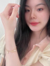 Grace Girl和田玉有你竹夠手鏈女輕奢高級感時尚飾品生日情人節(jié)禮物送女友 有你竹夠手鏈-本地倉 曬單實拍圖