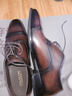 金利來(lái)男鞋正裝鞋時(shí)尚牛津鞋防滑耐磨皮鞋G563410473CCB棕色40 曬單實(shí)拍圖