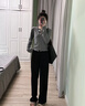 派吉鯊大利女裝薄款外單出口打底針織開衫女毛衣外套 灰色 S 曬單實拍圖
