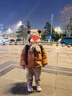 戴維貝拉（DAVE＆BELLA）冬季新款白鴨絨寶寶外套洋氣男童上衣兒童衣服小童羽絨服童裝 焦糖色【現(xiàn)貨】 110 cm（建議身高100-110cm） 曬單實(shí)拍圖