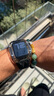 君自名適用AppleWatchUltra2表帶AppleWatch Ultra蘋果S10手表帶iWatchUltra保護(hù)殼iWatch10表殼IWatchS9 【透黑】表殼+黑膠帶（黑蝴蝶扣） iWa 曬單實(shí)拍圖