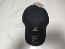 耐克喬丹軟頂弧形帽檐運動(dòng)帽冬季復古純棉刺繡JORDAN HQ1963010黑/白L/XL 曬單實(shí)拍圖