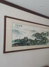 禮御友嘉（FORYOOGA）純手工刺繡畫客廳蘇繡掛畫山水風景萬里長城刺繡辦公室書房裝飾畫 萬里長城 92*192 曬單實拍圖