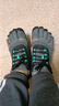 Vibram時(shí)尚秋冬新款加絨五指鞋戶(hù)外運動(dòng)徒步登山越野鞋V-Trek2.0 灰綠色（建議大一碼） 38 曬單實(shí)拍圖