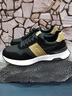 雅格獅丹（Aquascutum）2025夏季新款休閑運(yùn)動(dòng)鞋男頭層牛皮透氣軟底跑步鞋子男 黑色【英國百年品牌】 40 【偏大一碼】 曬單實(shí)拍圖