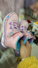 Skechers斯凱奇童鞋女童靴子冬季防潑水閃燈鞋高幫休閑兒童棉靴302667L 粉紅色/多彩色/PKMT/純色大底 30 曬單實拍圖