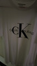 Calvin Klein 卡爾文·克萊恩 CK男裝經(jīng)典純棉短袖T恤 夏季男士休閑圓領(lǐng)衣服男 大標41VM883-白色 XL （建議90-100kg） 曬單實(shí)拍圖