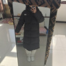 李寧火鍋羽絨服丨情侶春季石墨烯保暖防潑水抗靜電長羽絨服連帽外套 黑色(507款)-2 L 曬單實(shí)拍圖
