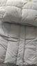 三彩【宋軼同款】冬款臻暖鵝絨服長(cháng)款羽絨服保暖被子服口袋女 灰紫色 L 165/88A 曬單實(shí)拍圖