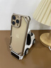 派凡【金屬邊框套】適用iPhone16promax手機殼蘋(píng)果15Pro鋁合金邊框式鏤空散熱四角防摔高級保護套新款 沙漠色【航空鋁材/親膚裸感/氣囊防摔】 iPhone 16 Pro Max 曬單實(shí)拍圖