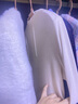 尚都比拉秋季半高領(lǐng)波浪邊修身長(cháng)袖針織t恤女純色打底衫 曬單實(shí)拍圖