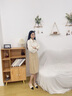 ELAND衣戀半身裙女學(xué)院風(fēng)斜插袋不對(duì)稱設(shè)計(jì)百褶長(zhǎng)裙2025夏季新款 卡其色(35)Beige XS 曬單實(shí)拍圖