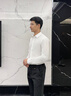 湯姆波爾頓 THOM BOLTON襯衫男春季長袖純棉精致小蜜蜂刺繡修身免燙青年商務休閑高端襯衣 白色長袖【金色小蜜蜂繡標】 40 / L / (建議70-75kg) 曬單實拍圖
