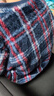 SCHIESSER KINDER童裝男童毛絨格子長袖長褲家居服套裝4B/19732H 寶藍(lán)7800 150 曬單實拍圖