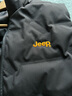 吉普（JEEP）羽絨馬甲男冬季加厚保暖外套男士休閑背心衣服男裝 黑色 2XL  曬單實(shí)拍圖