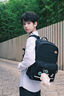 Gmt for kids書包初高中生男女生大容量雙肩包輕便護脊書包高顏值背包7-12年級 【初高中生】宇宙黑 28L 曬單實拍圖