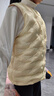 戴維貝拉秋冬裝兒童馬甲童裝女童羽絨服衣服 曬單實(shí)拍圖