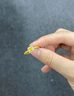 中國黃金（CHINA GOLD）小方糖黃金戒指女可調節足金指環(huán)金手飾結婚情人節禮物送老婆女友 【今/次日達】小方糖戒指【A款-白】約2.5g 曬單實(shí)拍圖