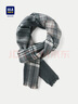 HLA海瀾之家圍巾男滿(mǎn)身花紋保暖情侶款休閑圍巾男女HZDAD4W001A 曬單實(shí)拍圖