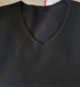 恒源祥羊絨衫女100%山羊絨冬裝保暖V領(lǐng)打底衫純色氣質(zhì)針織衫毛衣女上衣 曬單實(shí)拍圖