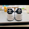 三葉草（Adidas）貝殼頭板鞋男女鞋 SUPERSTAR時(shí)尚潮流舒適低幫休閑鞋 黑/米白39 曬單實(shí)拍圖