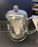 明尊（LIGHTKING）泡茶壺 耐熱玻璃茶具 不銹鋼過濾花茶壺泡茶器 L-01/350ml 曬單實(shí)拍圖
