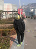 李寧（LI-NING）情侶羽絨服加厚中長(zhǎng)款秋冬新款男款女款冬季東北連帽運(yùn)動(dòng)過(guò)膝大衣 標(biāo)準(zhǔn)黑（加厚款-棉服） L 曬單實(shí)拍圖