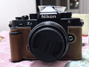 攝侶尼康zf手柄皮套nikon相機(jī)包保護(hù)套適用ZF相機(jī)套防脫手半套底座牛皮裝飾配件zf保護(hù)殼手工貼皮手柄 zf瘋馬色手柄款底座（送卡其色編織手腕帶） 曬單實(shí)拍圖