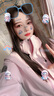 斯凱奇（Skechers）明星同款丨魔方?jīng)_鋒衣秋外套三合一套裝搖粒絨防水登山服 女款-灰粉色/01NX XL 曬單實拍圖