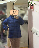 mont·bell 羽絨服男款冬季戶外高品質(zhì)800蓬鵝絨輕便保暖連帽外套 1101606 靛藍(lán)色 IND L 曬單實(shí)拍圖