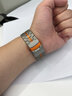 宏力特適用蘋果手表鈦金屬表帶s10/ultra2 apple watch鋼鐵俠腕帶 iWatch s10/9/8/7/6/5/4/3se表帶 鈦橙色【純鈦表帶】 44/45/46/49mm 曬單實(shí)拍圖