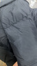 歐時(shí)力OCHIRLY  白鴨絨連帽長(cháng)款羽絨服大衣外套女保暖氣質(zhì)高級感 黑色 M 曬單實(shí)拍圖