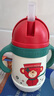 杯具熊（BEDDYBEAR） 圣誕禮物保溫杯兒童吸管杯幼兒園寶寶小學(xué)生學(xué)飲水杯帶手柄兩用 火火圣誕400ml 曬單實(shí)拍圖