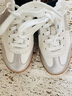 Clarks其樂(lè )Craftlite新款女鞋軟底透氣德訓鞋女休閑運動(dòng)鞋百搭平底板鞋 銀色 261811044 38 曬單實(shí)拍圖