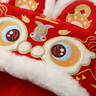 入秋謠漢服兒童冬裝古風(fēng)刺繡虎頭帽寶寶加絨冬款新年老虎帽周歲 紅色招財虎 L1012歲建議頭圍55cm左右】 曬單實拍圖