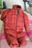 雪中飛2024新款女士長(zhǎng)款連帽過膝羽絨服休閑加厚保暖時(shí)尚休閑 鐵銹紅|1177 2XL 175/96A 曬單實(shí)拍圖