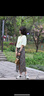 矜持范短袖薄款西裝外套女2025夏季新款設(shè)計(jì)感小眾短款上衣短款外套 杏色 S 80- 曬單實(shí)拍圖